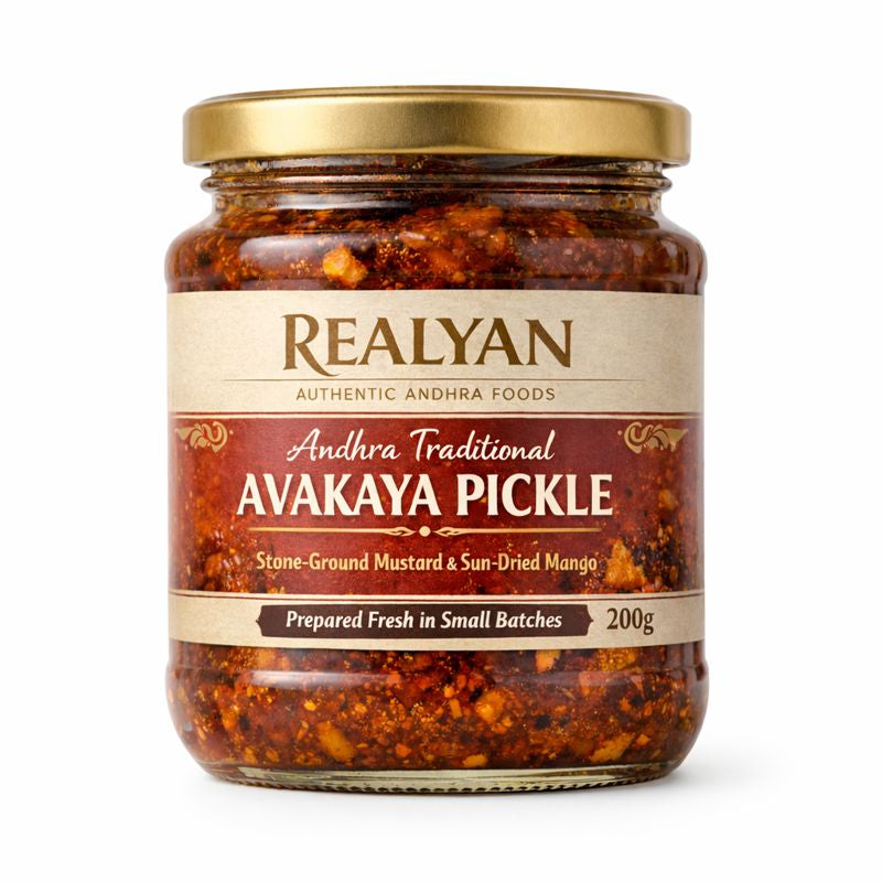 Realyan Andhra Traditional Avakaya Pickle